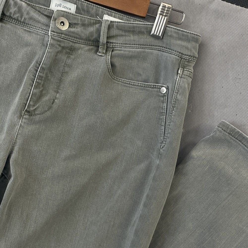 J Jill Jeans Womens 8 TALL Denim Slim Stretch Ankle Authentic Fit‎ Cotton Blend